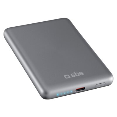 Powerbank SBS MagSafe 5000 mAh 20W Szary
