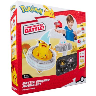 Zestaw figurek JAZWARES Pokémon Battle Spinner Arena Set PKW4403