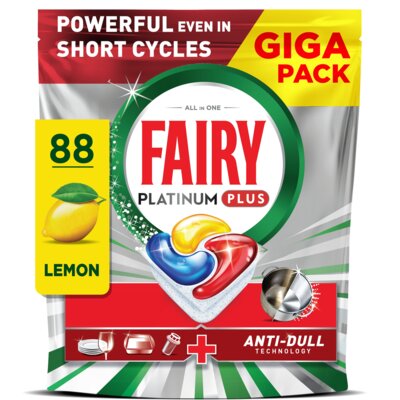 Kapsułki do zmywarki FAIRY Platinum Plus All in One Lemon - 88 szt.