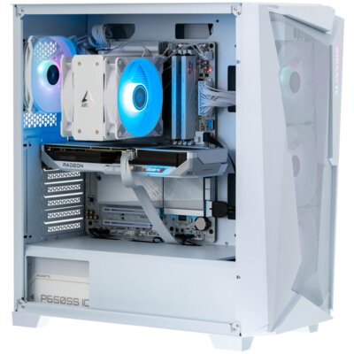 Komputer MAD DOG Powered by Gigabyte AORUS301WH-A05WR32WH R7-8700F 32GB RAM 1TB SSD Radeon RX9060XT Wi-Fi Windows 11 Home