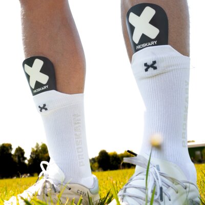 Фото - Захист для активного відпочинку Venom Ochraniacze piłkarskie czarne  12 x 8 cm proskary  Ochraniacze 12x8 