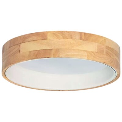 Plafon naturale okrągły biały LED 1x15W 37cm 1000lm IP20 Abruzzo