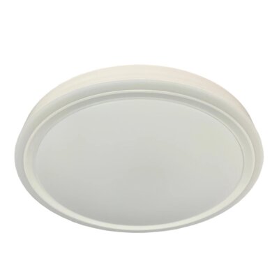 Plafon okrągły biały LED 1x24W 37cm 2800lm IP54 Light Prestige
