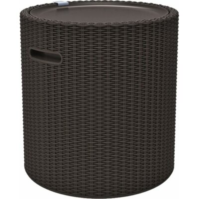 Stolik KETER Cool Stool 230904 ze schowkiem Brązowy