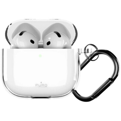 Etui na słuchawki PURO 0.3 Nude do Apple AirPods 4 Przezroczysty