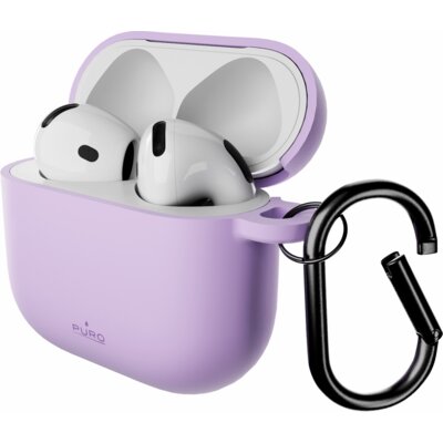 Etui na słuchawki PURO Icon do Apple Airpods 4 Różowy