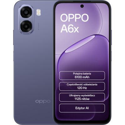 Smartfon OPPO A6x 4/128GB 6.75" 120Hz Ciemnofioletowy