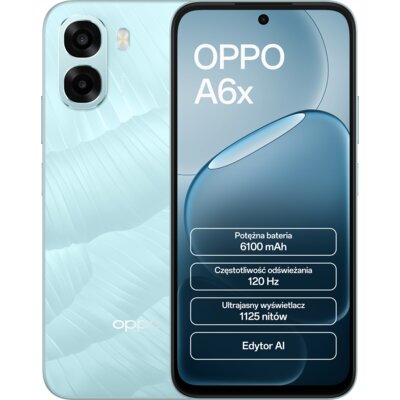 Smartfon OPPO A6x 4/128GB 6.75" 120Hz Niebieski