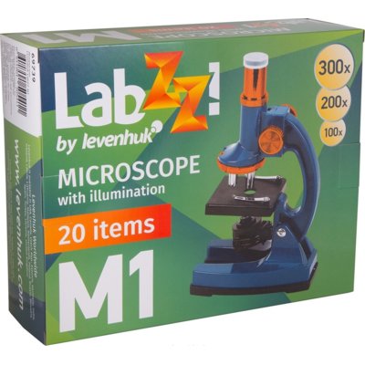 Mikroskop LEVENHUK LabZZ M1 Granatowy