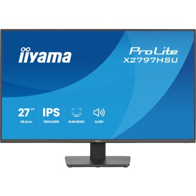 Monitor IIYAMA ProLite X2797HSU-B1 27" 1920x1080px IPS 120Hz 4 ms [GTG]