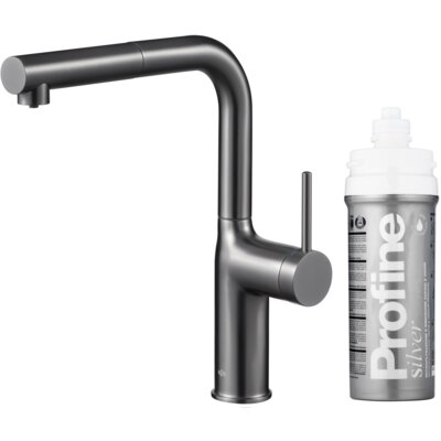 Bateria kuchenna stojąca KFA Duero Pure Move z filtrem wody Szary metaliczny 6623-424-61