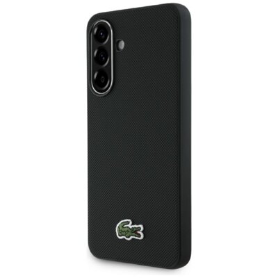 Etui LACOSTE Iconic Petit Pique Woven Logo do Samsung Galaxy A56 Czarny