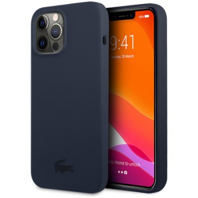 Etui LACOSTE Silicone do Apple iPhone 13 Pro Granatowy