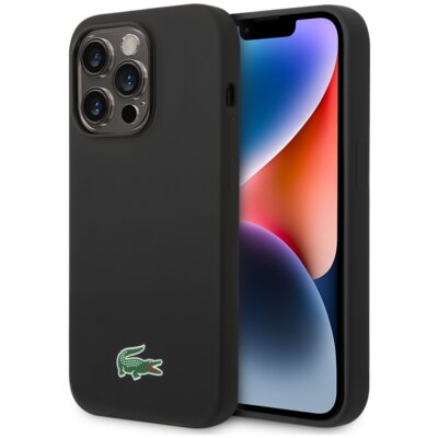 Etui LACOSTE Silicone MagSafe do Apple iPhone 14 Pro Max Czarny