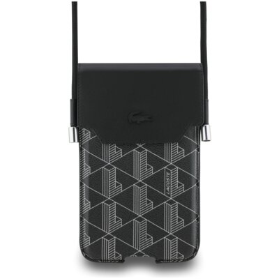 Torebka na telefon LACOSTE Universal Sleeve Crossbody The Blend XL Czarny
