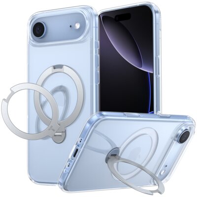 Etui TORRAS Ostand Spin MagSafe do Apple iPhone Air Przezroczysty