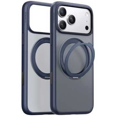 Etui TORRAS Ostand Pro MagSafe do Apple iPhone 17 Pro Ciemnoniebieski