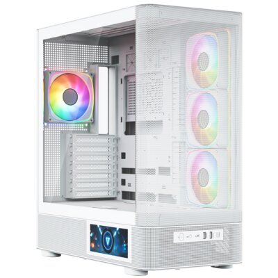 Obudowa MODECOM Volcano AQ 400 ARGB Midi Biały