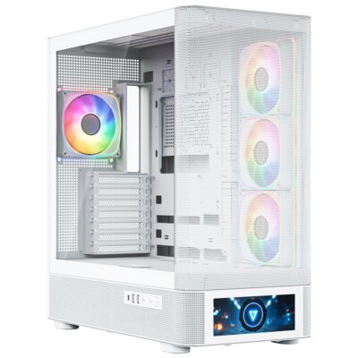 Obudowa MODECOM Volcano AQ 500 ARGB Midi Biały