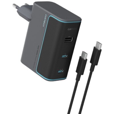 Ładowarka sieciowa CUKTECH CUKAD1003EUG 100W GaN Szary