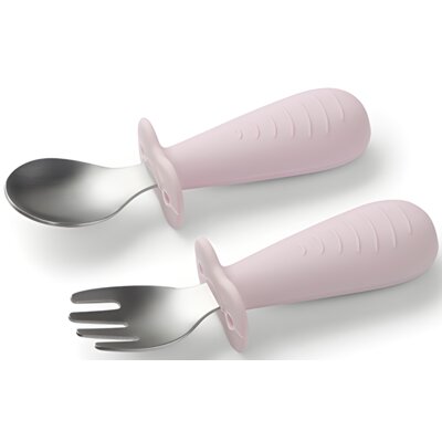 Zestaw sztućców BABYONO 1665/02 Różowy