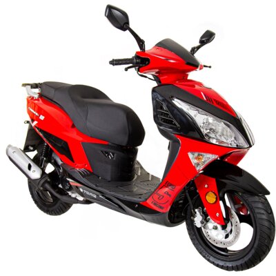 Skuter TORQ Znen Formax ZN50QT-8F Euro 5 50cm3 13" 12" 5l Czerwony