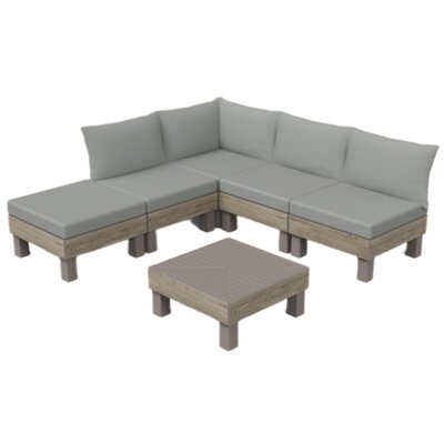 Zestaw mebli ogrodowych KETER Deco Elements 262542 Brązowo-szary