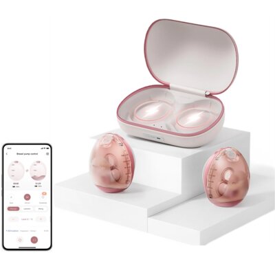 Laktator MOMCOZY Air 1 Podwójny Różowy