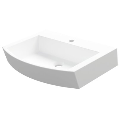 Umywalka nablatowa OMNIRES Marble+ Hydra UN Biały połysk
