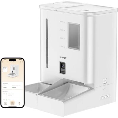 Dozownik karmy automatyczny SPONGE Pet Feeder Dual Smart