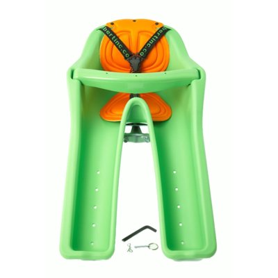 Fotelik rowerowy IBERT Safe T-Seat Przedni Kierownica 15kg Zielony