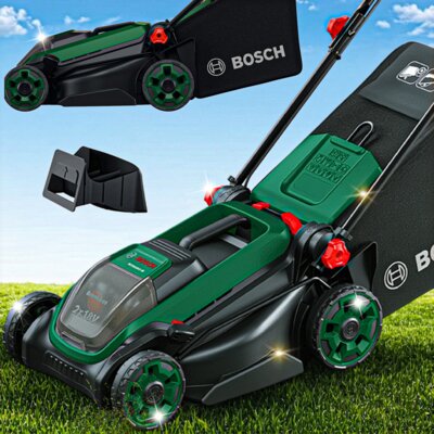 Kosiarka akumulatorowa BOSCH Rotak 18V2-38 06008B9M01, 38 cm, rozdrabnianie, 18 V, silnik bezszczotkowy, kosz 40L, bez akumulatora