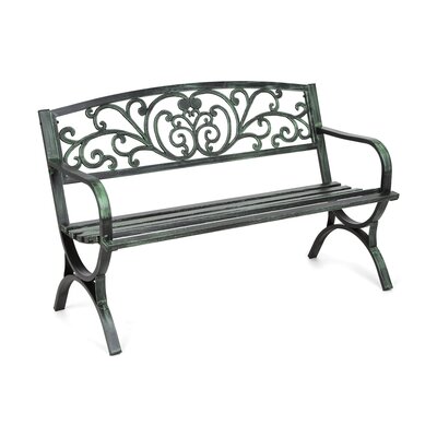 Ławka ogrodowa HOME & GARDEN Flowers Green 186046