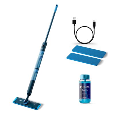 Mop elektryczny PHILIPS OneUp XV5113/11 czas pracy do 70 minut (Bezprzewodowy)