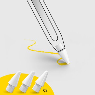 Końcówki do rysika DOODROO do Apple Pencil (3 szt.)