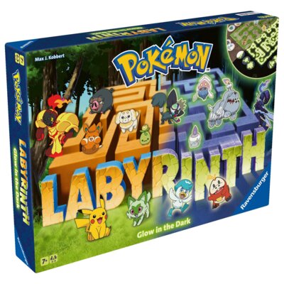 Gra planszowa RAVENSBURGER Labyrinth Pokemon świecący w ciemności 22839