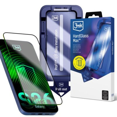 Szkło hartowane 3MK Hardglass Max do Samsung Galaxy S26 Ultra