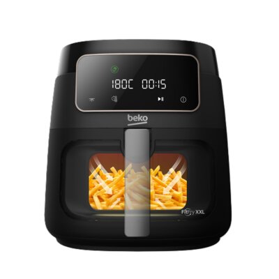 Air Fryer Frytkownica beztłuszczowa BEKO FRL 3374 B 7.6l z okienkiem do obserwacji postępów gotowania