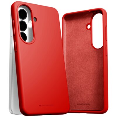 Etui MERCURY Silicone do Samsung Galaxy S26 Czerwony