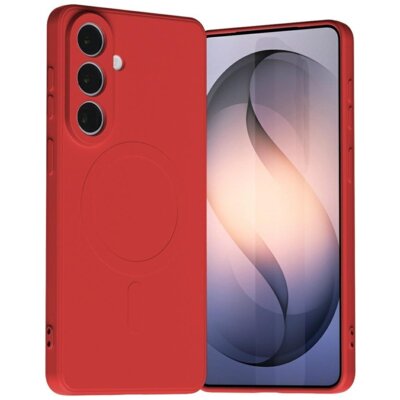 Etui MERCURY Semi-Silicone MagSafe do Samsung Galaxy S26+ Czerwony