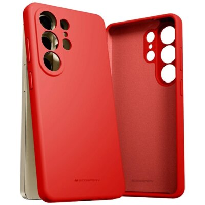 Etui MERCURY Silicone do Samsung Galaxy S26 Ultra Czerwony