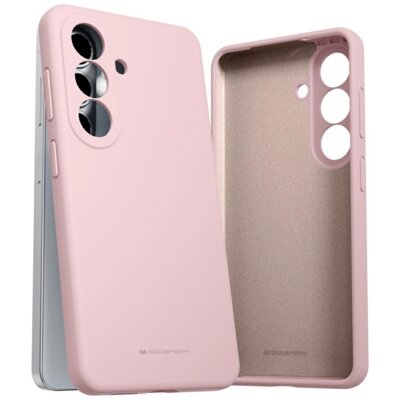 Etui MERCURY Silicone do Samsung Galaxy S26 Różowo-piaskowy