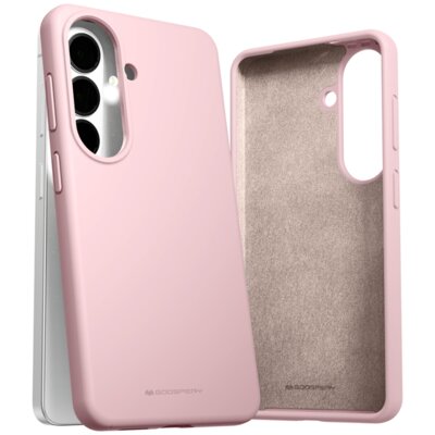 Etui MERCURY Silicone do Samsung Galaxy S26 Różowo-piaskowy