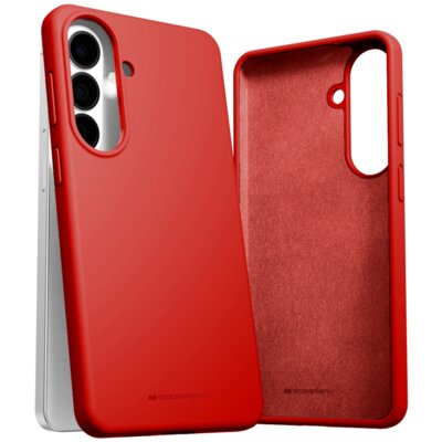 Etui MERCURY Silicone do Samsung Galaxy S26+ Czerwony