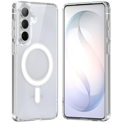Etui MERCURY Jelhard MagSafe do Samsung Galaxy S26+ Przezroczysty