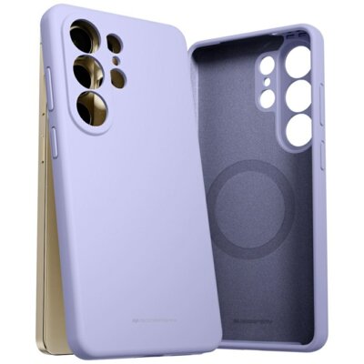 Etui MERCURY Pure Silicone MagSafe do Samsung Galaxy S26 Ultra Lawedowa szarość