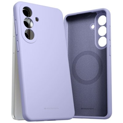 Etui MERCURY Pure MagSafe Silicone do Samsung Galaxy S26+ Lawendowy