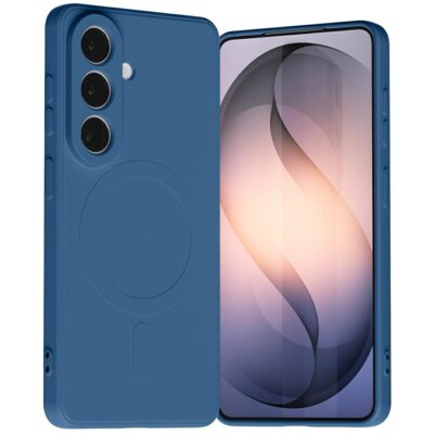 Etui MERCURY Semi-Silicone MagSafe do Samsung Galaxy S26 Niebieski