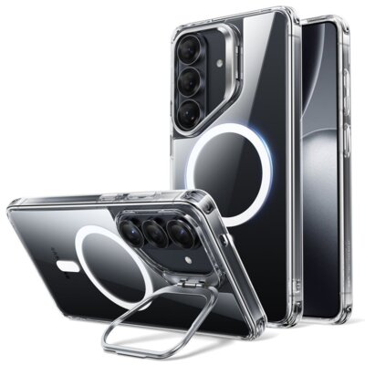 Etui ESR Classic Hybrid Kickstand MagSafe do Samsung Galaxy S26 Przezroczysty