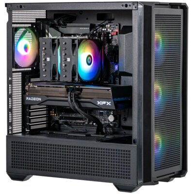 Komputer MAD DOG COUGAR-A02WR32WP R7-9800X3D 32GB RAM 2TB SSD Radeon RX9070XT Wi-Fi Windows 11 Professional